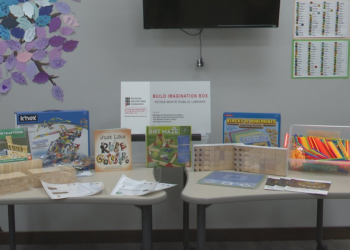 Peter White Public Library receives donation of ‘build imagination box’